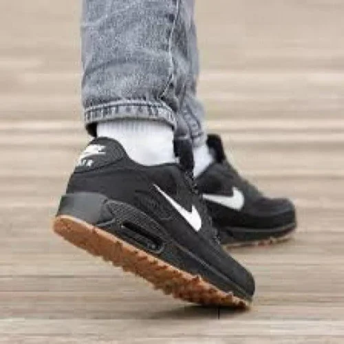 Nike Air Max 90 Black Gum Shoes For Men (LAB1273)