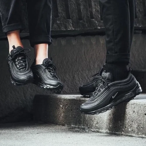 Nike Air Max 97 Triple Black Shoes For Men (SL405)