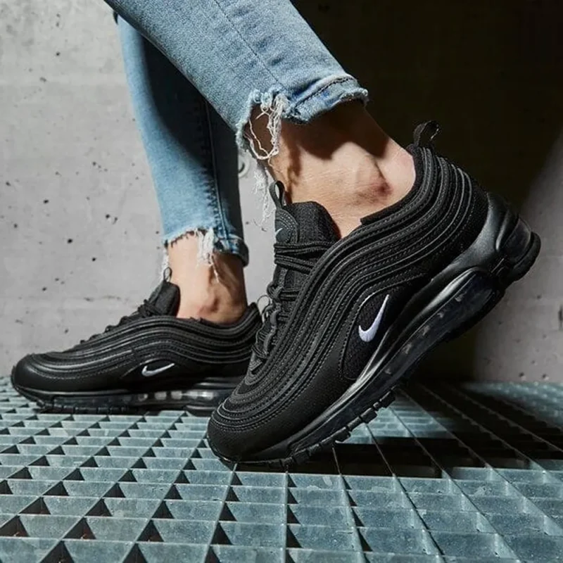 Nike Air Max 97 Triple Black Shoes For Men (SL405)