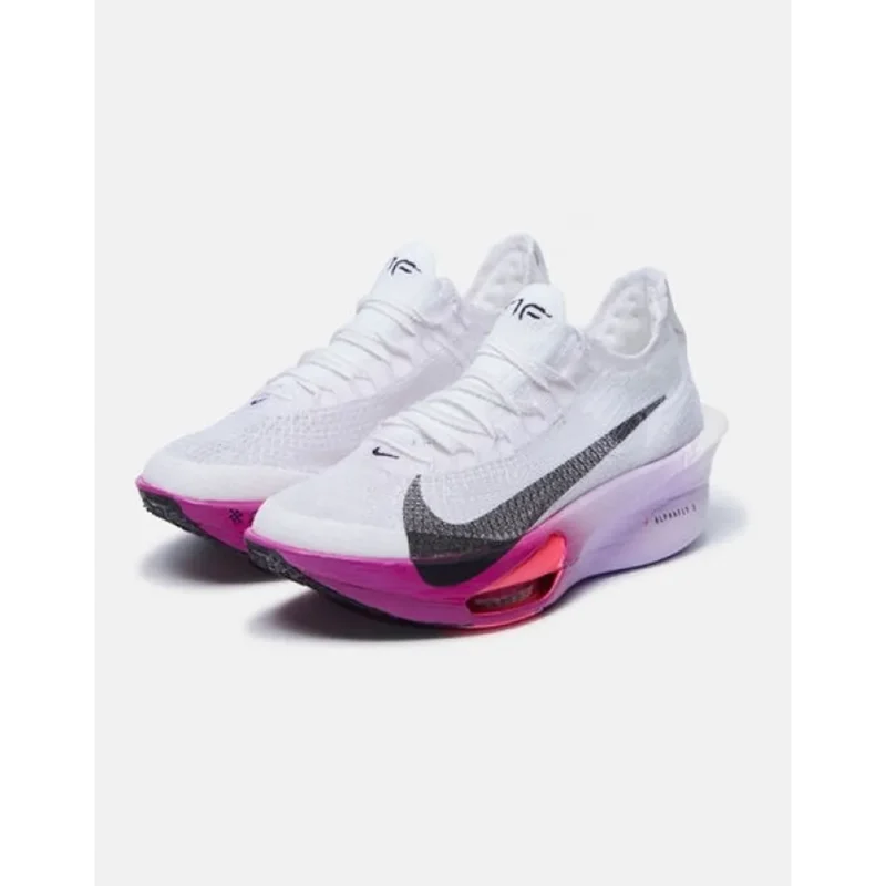 Nike Air Zoom Alphafly 3 White Purple Men Shoes (FT335)