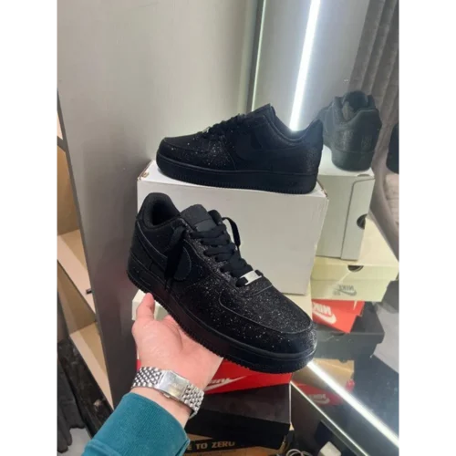 Nike Airforce 1 All Black Glitter For Men’s Shoes (BSF208)