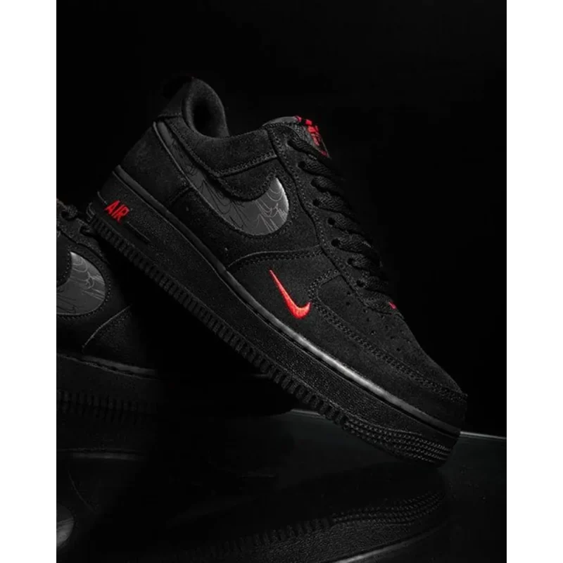 Nike AirForce 1 “Black-Orange” For Men’s Shoes (BSF427)