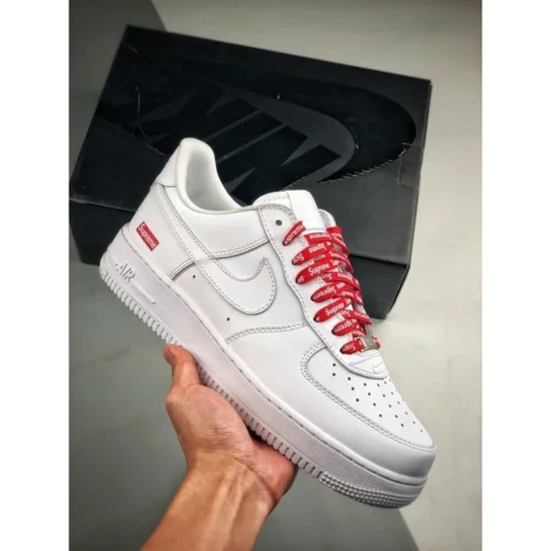Nike Airforce 1 Low Supreme White Men Shoes (FT487)