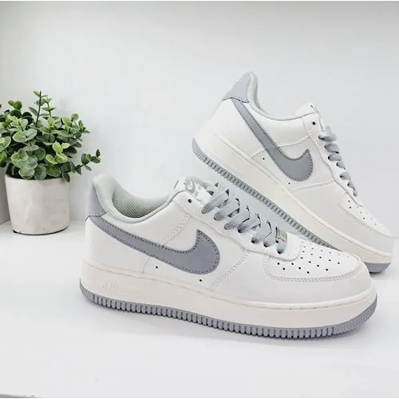 Nike Airforce 1 Low White Grey Sail Shoes For Men (HS234)