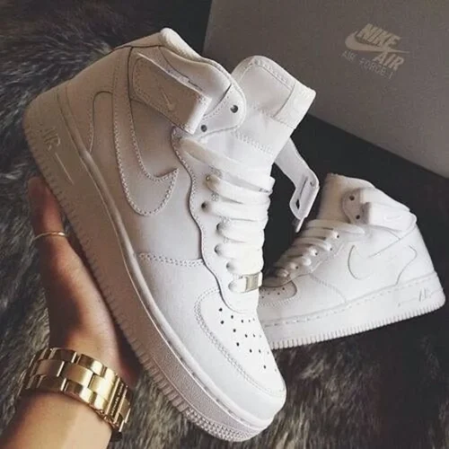 Nike Airforce 1 White Shoes For Men (SF59)