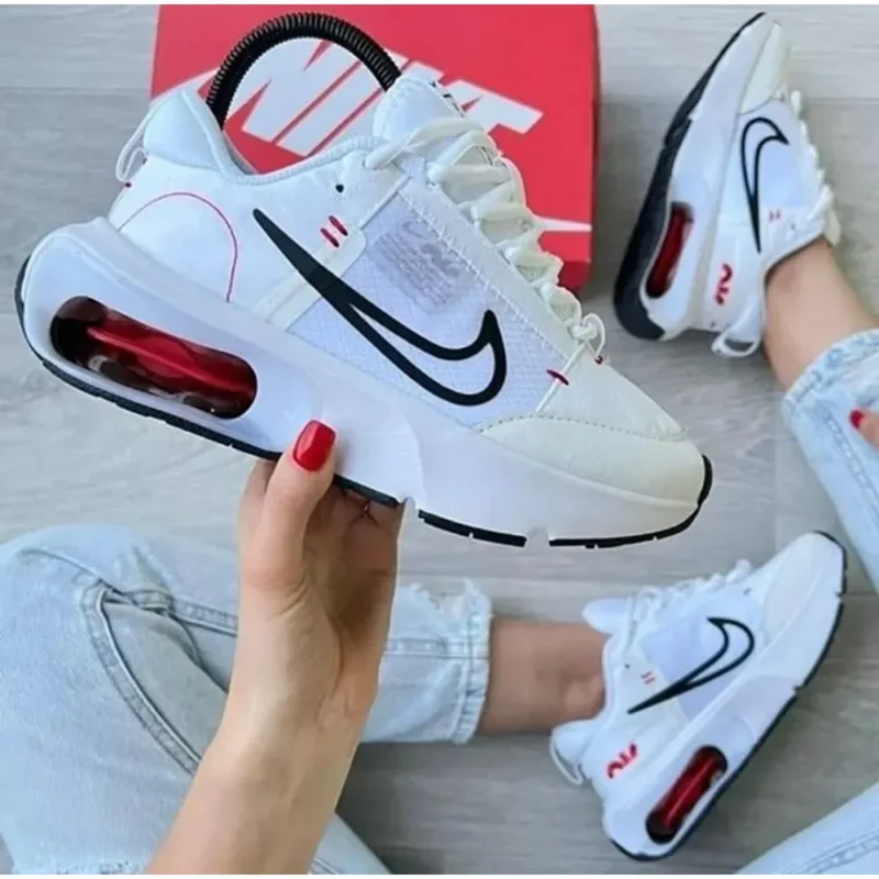 Nike AirMax 2024 White-Red Men Shoes (FT794)