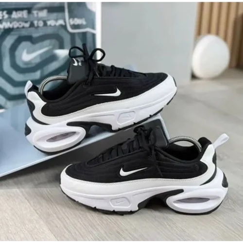 Nike Airmax Portal Racer Black White Shoes For Men (HS239)