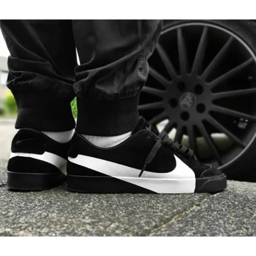 Nike Blazer City Low Black White Men Shoes (FT773)