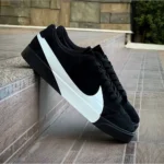 Nike Blazer City Low Black White Shoes For Men (LAB12)