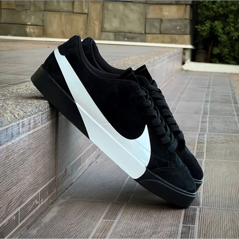 Nike Blazer City Low Black White Shoes For Men (LAB12)