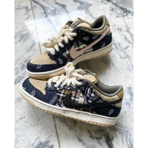 Nike Dunk X Travis Scott Bandana Shoes For Men (SZ52)