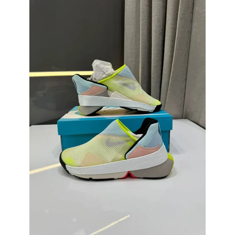 Nike Go Flyese White Celestine Shoes For Men (BOT1211)