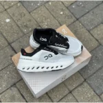 On Cloud Surfer Next White Black Shoes For Men (LAB1283)