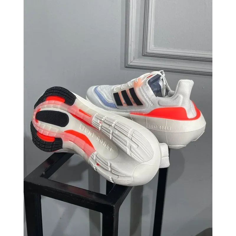 Premium Adidas Ultraboost 2021 White Orange Shoes For Men (RMF18)