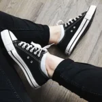 Premium Converse All Star High Black Shoes For Men (LL509)