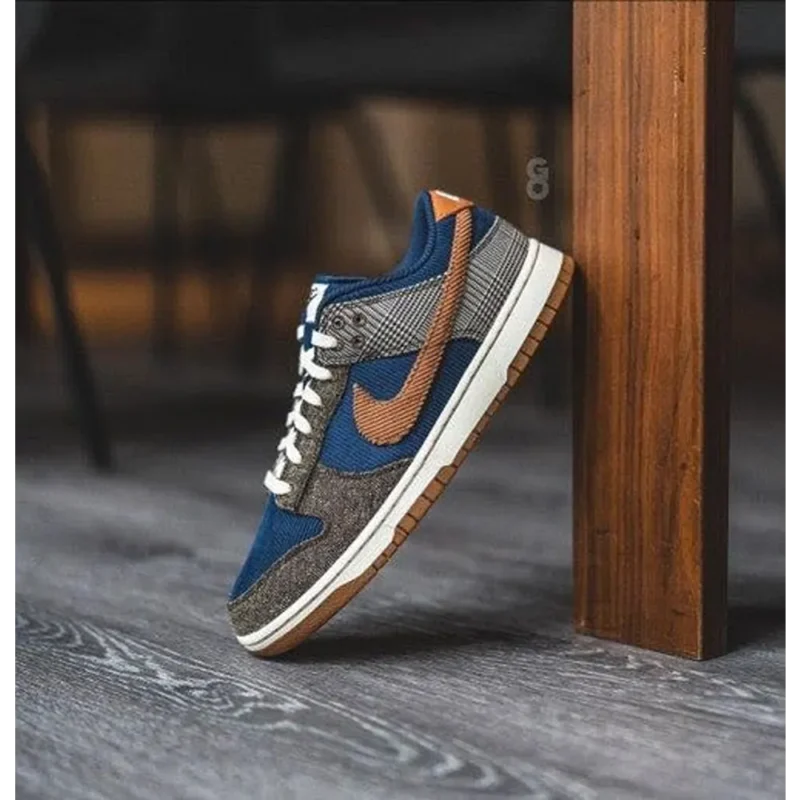Premium Nike Sb Dunk Low Midnight Navy Ale Brown Pale Ivory Shoes For Men (LL520)