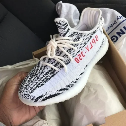 Stylish Adidas Yeezy Boost 350 V2 Zebra Shoes for Men (SW4750)