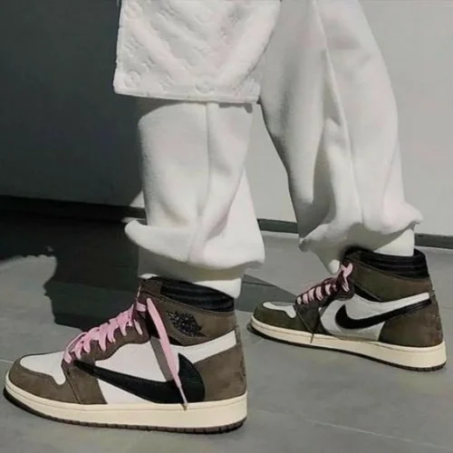 Stylish Air Jordan Retro 1 Travis Scott High Shoes For Men (LL570)