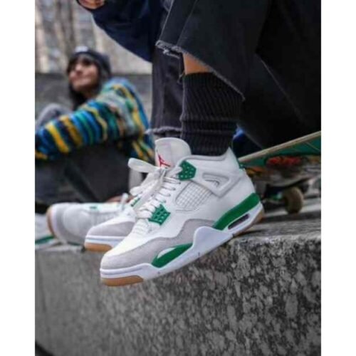 Stylish Air Jordan Retro 4 Pine Green Shoes For Men (BME239)