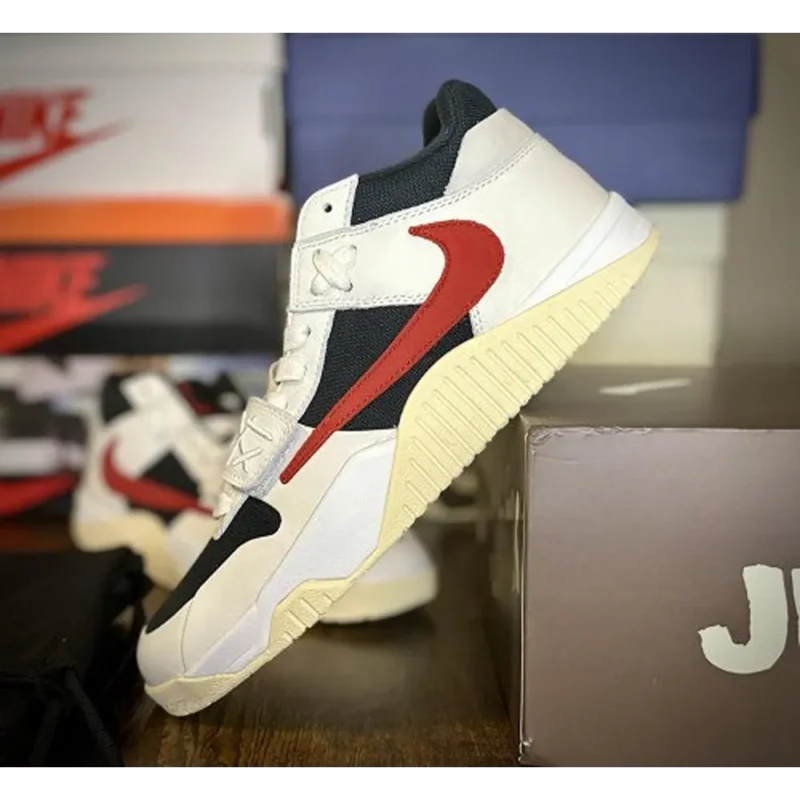 Stylish Air Jordan X Travis Scott University Red Shoes For Men (SFS1349)