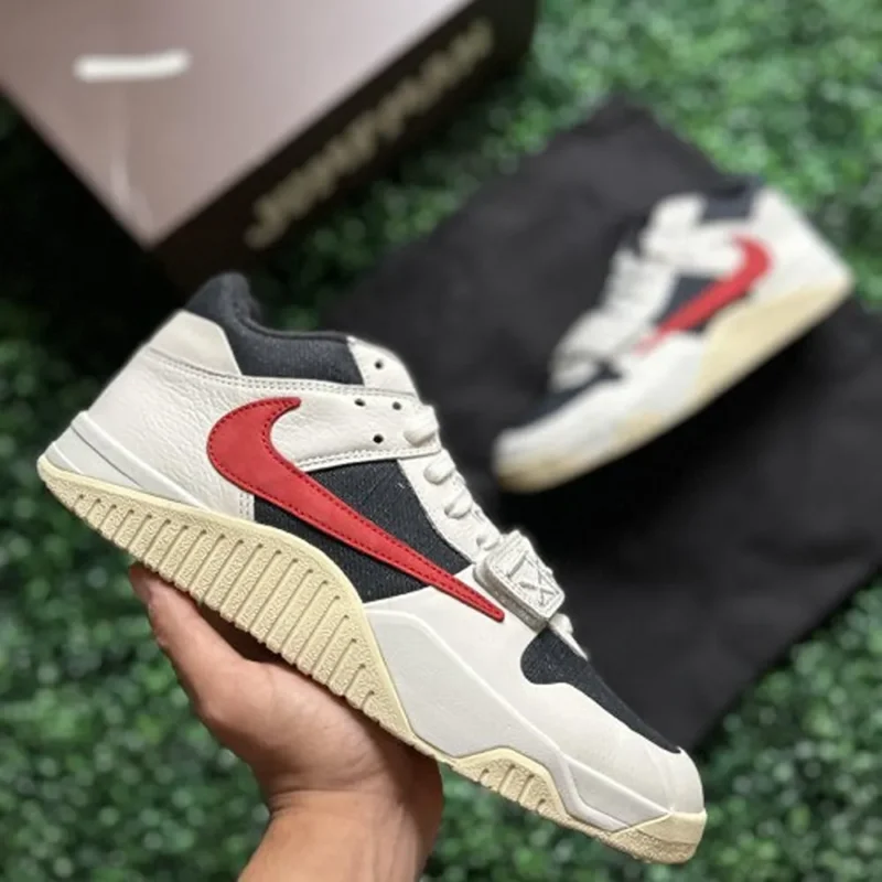 Stylish Air Jordan X Travis Scott University Red Shoes For Men (SFS1349)