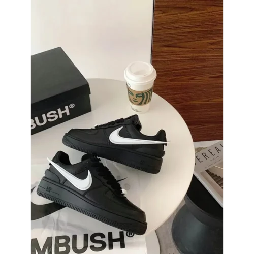 Stylish Ambush X Air Force 1 Low Black Shoes For Men (SW5811)