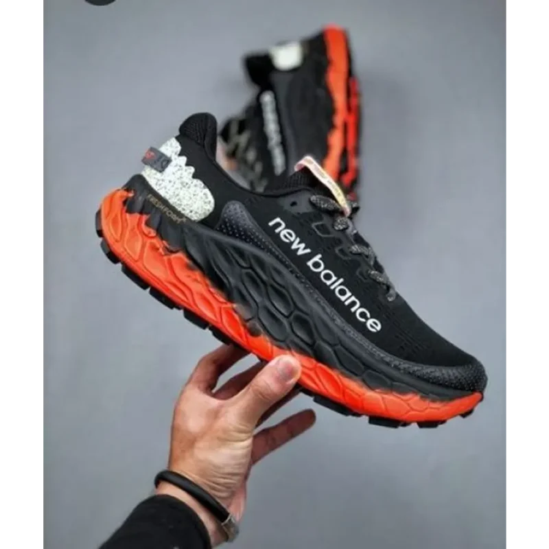 Stylish New Balance Fresh Foam X More Trail Black Red Shoes For Men (LL576)