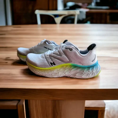 Stylish New Balance Fresh Foam X More V4 White Sneakers For Men (S1H48)