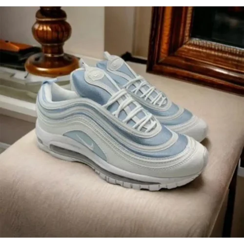 Stylish Nike Air Max 97 Aura Blue Shoes For Men (LL552)