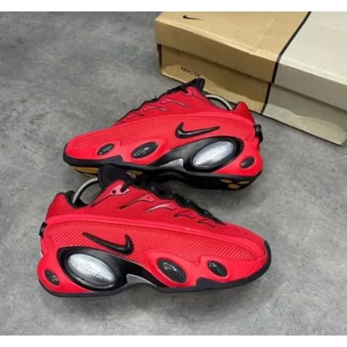 Stylish Nike Nocta Glide Bright Crimson Red Shoes For Men (LL571)