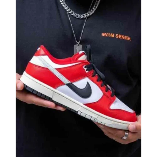 Stylish Nike Sb Dunk Low Chicago Split Red Shoes For Men (BME194)