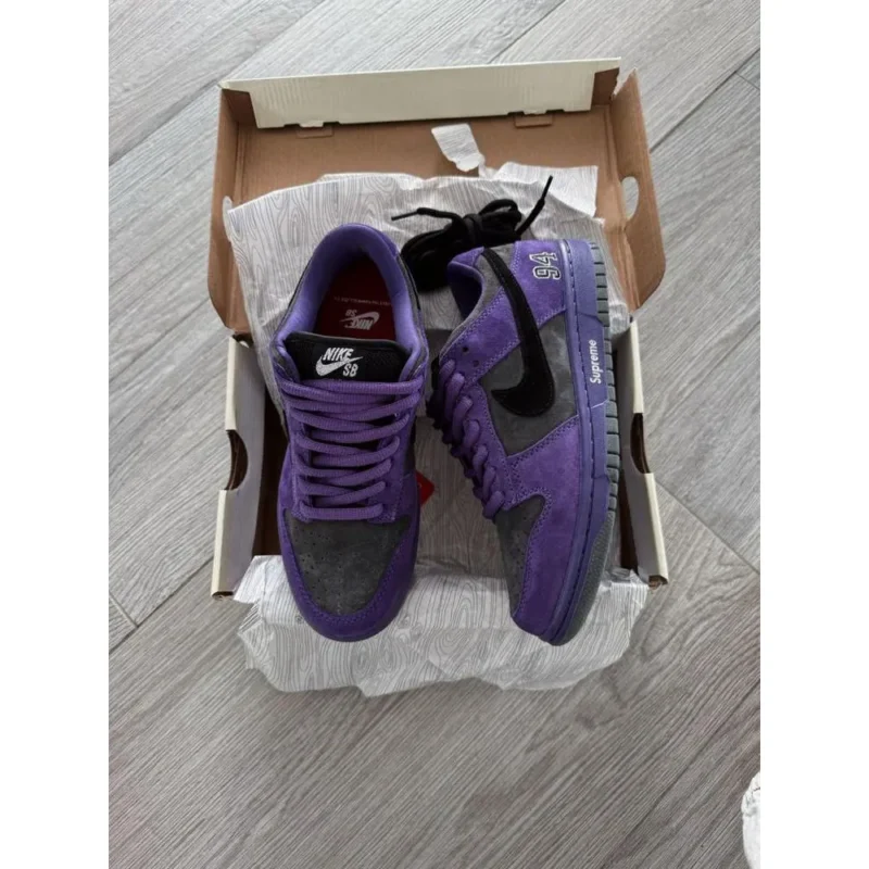 Supreme X Nike Sb Dunk Low Ink Shoes For Men (LAB143)