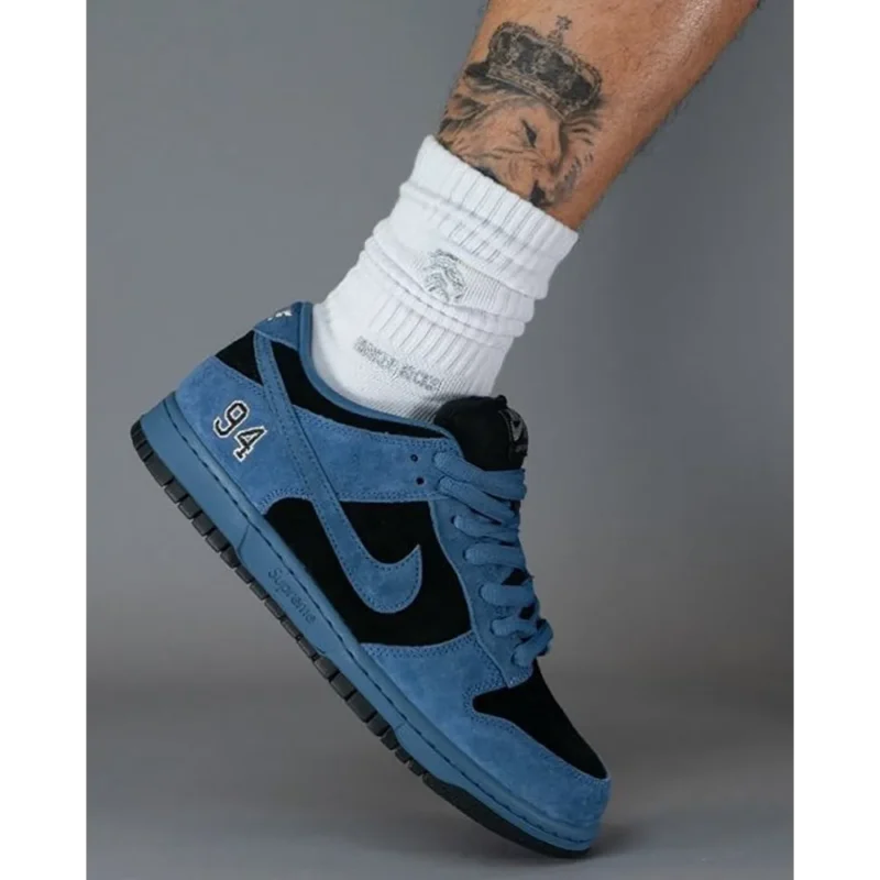 Supreme x Nike SB Dunk Low Ocean Fog Men’s Shoes (BSF287)