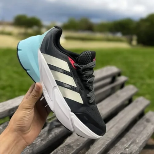 Trendy Adidas Adistar Turbo Black Blue Shoes For Men (SW5650)