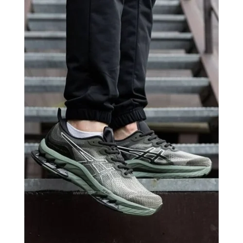 Trendy Asics Gel Kinsei Blast Le Linchen Green White Shoes for Men (SW4814)