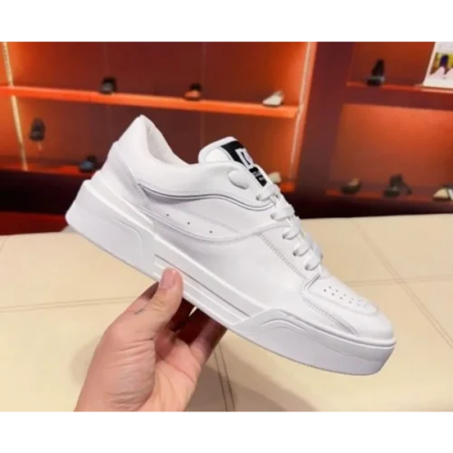 Trendy Dolce & Gabbana New Roma Top Low White Shoes For Men (SW5680)