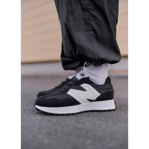 Trendy New Balance 327 Black White Shoes for Men (SW4819)