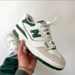 Trendy New Balance 550 White Green Shoes For Men (SW5639)