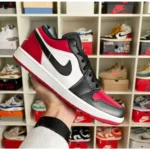 Trendy Nike Air Jordan 1 Low Bred Toe Shoes for Men (SW4767)