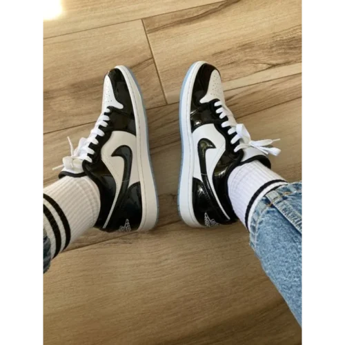 Trendy Nike Air Jordan 1 Low Concord Glossy Shoes For Men (SW6258)