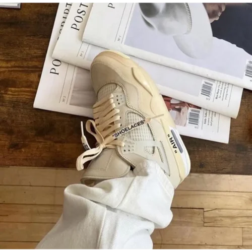 Trendy Nike Air Jorden Retro 4 Off Shoes For Men (SW5679)