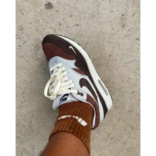 Trendy Nike Air Max 1 Velvet Brown Shoes For Men (SW5670)