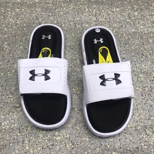 Under Armour Flip Flops for Men, White (BHC261)