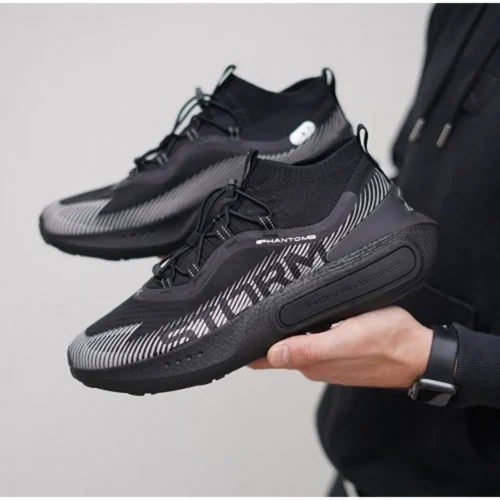 Under Armour Phantom 4 Strome Black Shoes For Men (BSF348)