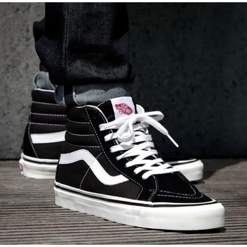 Vans Old Skool Black Long Shoes For Men (SL438)