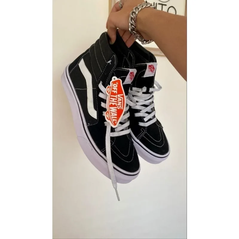 Vans Old Skool Black Long Shoes For Men (SL438)